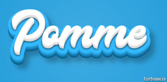 Pomme Text Effect