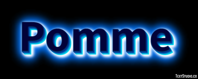 Pomme Text Effect