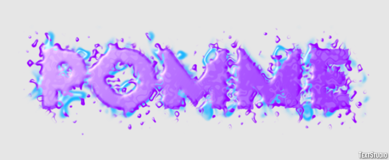 Pomme Text Effect