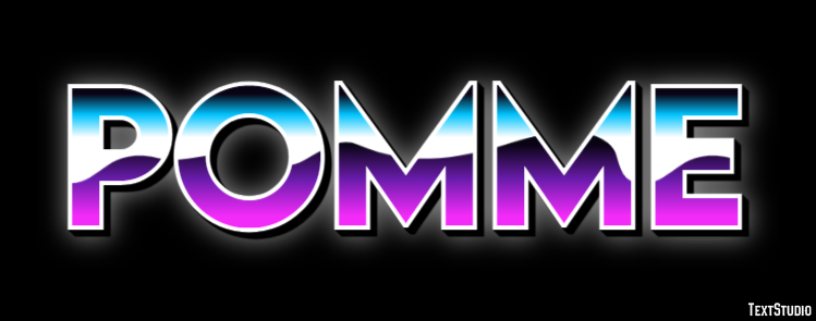 Pomme Text Effect