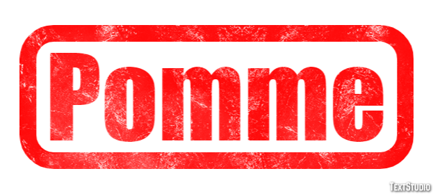 Pomme Effetto testo