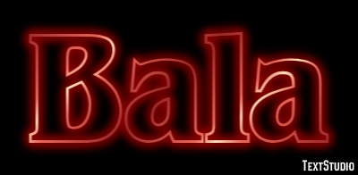 Bala Эффект текста