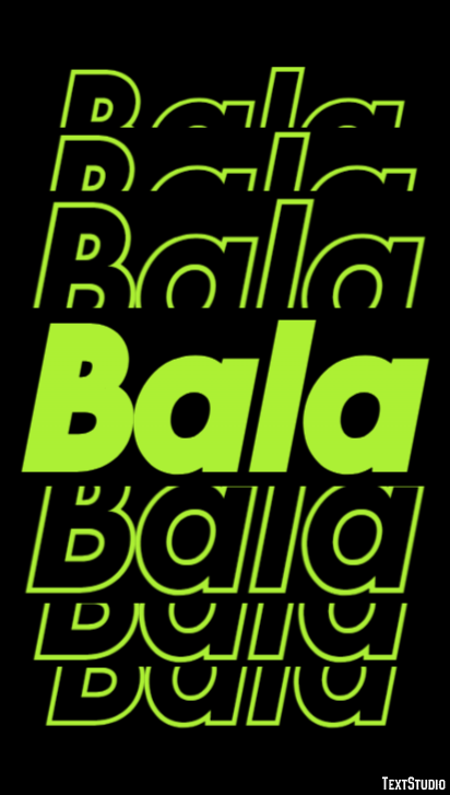 Bala Text Effect