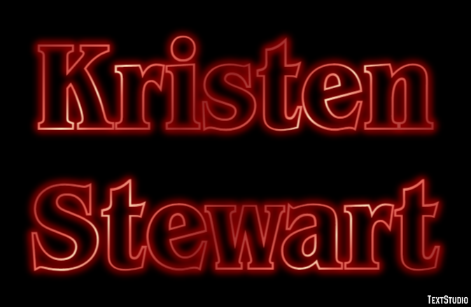 Kristen Stewart Efekt tekstowy