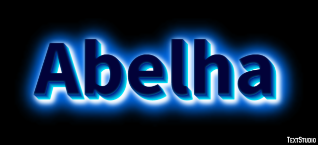 Abelha Effet de texte