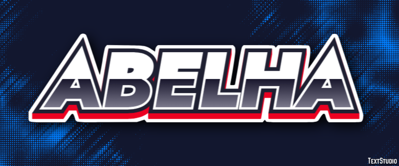 Abelha Efeito de texto