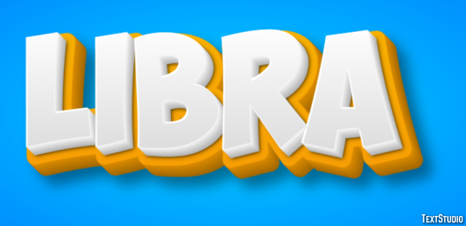 Libra Text Effect