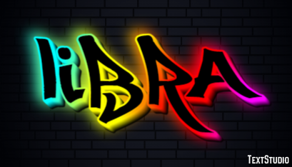 Libra Text Effect