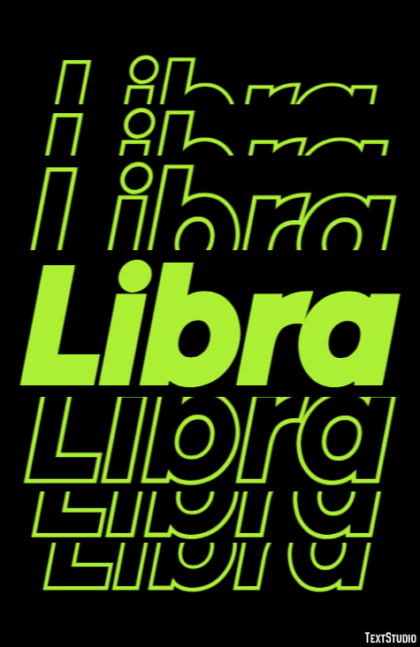 Libra Text Effect
