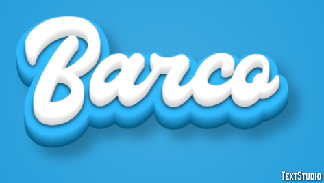 Barco Effetto testo