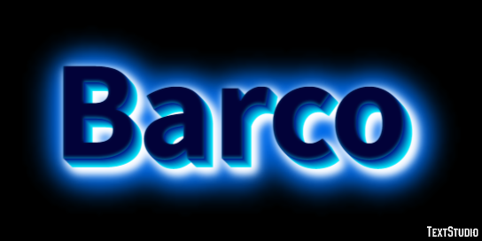 Barco Effetto testo
