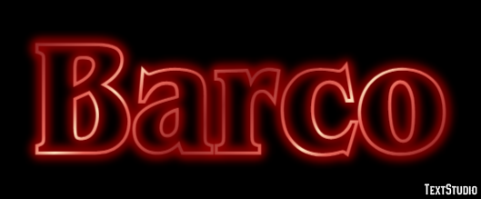 Barco Effetto testo