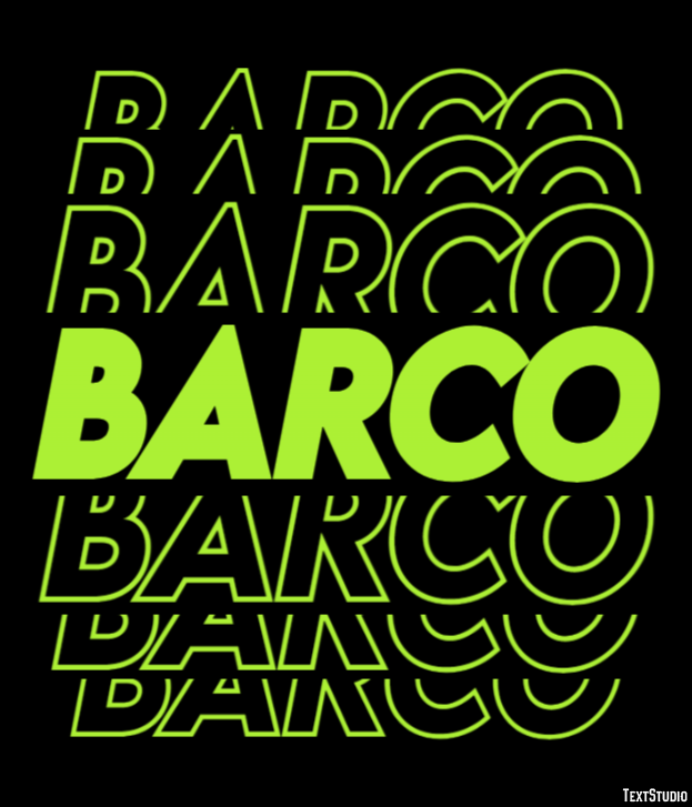 Barco Effetto testo