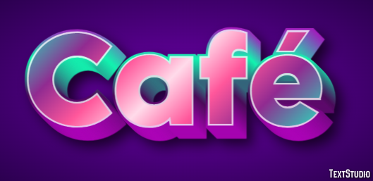 Café Texteffekt