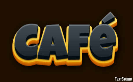 Café Texteffekt