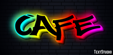 Café Эффект текста