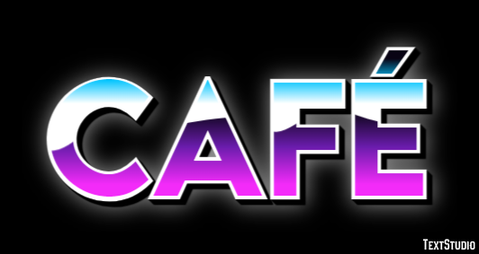 Café Efeito de texto