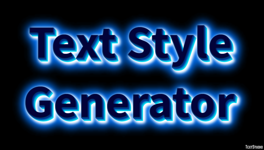 Text Style Generator Efeito de texto