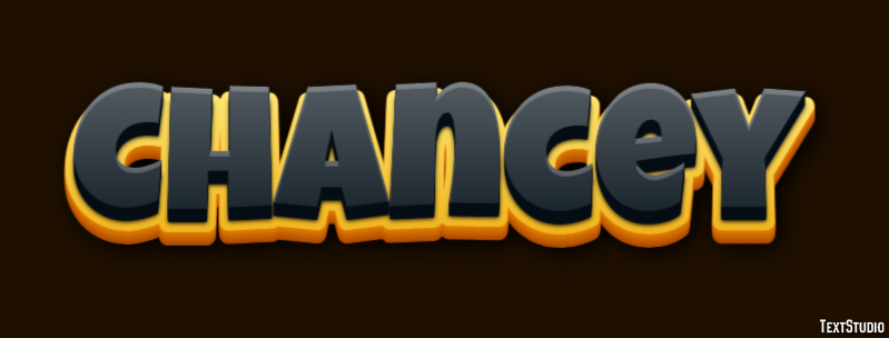 Chancey Effetto testo