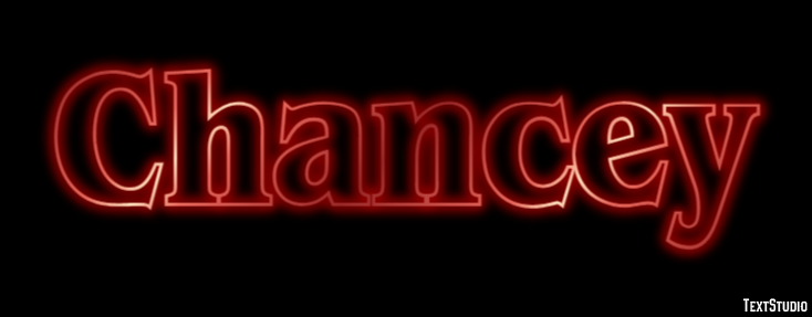 Chancey Text effect