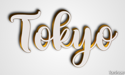 Tokyo Efekt tekstowy