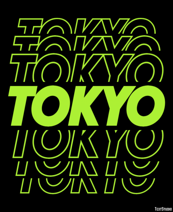 Tokyo Tekst Effect