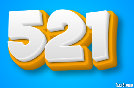 521 Efekt tekstowy