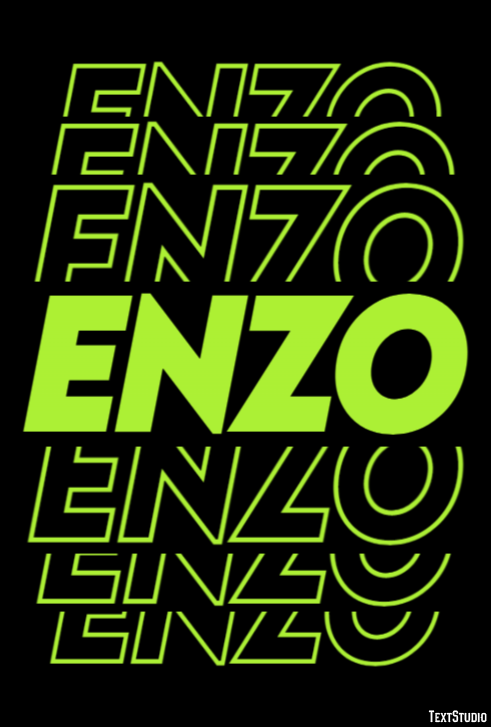 Enzo Efekt tekstowy
