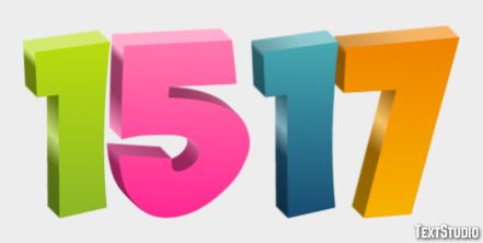 1517 Text Effect