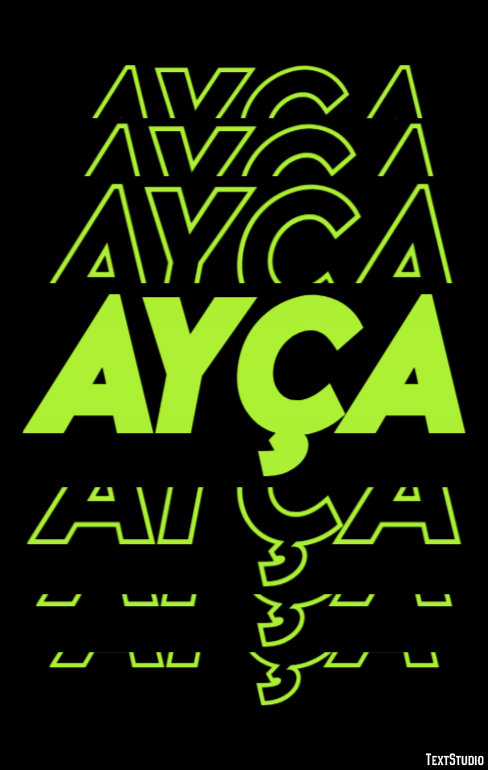 Ayça テキスト効果