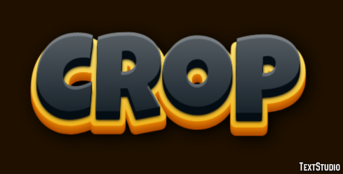 Crop Text Effect