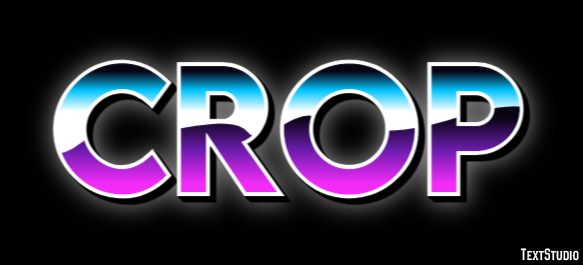 Crop Text Effect