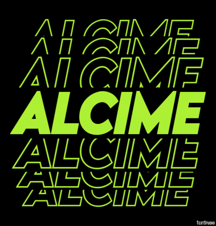 Alcime Efekt tekstowy