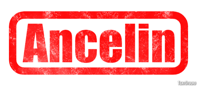 Ancelin Texteffekt