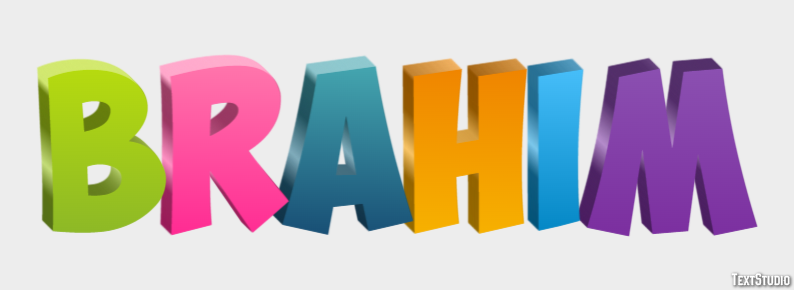 Brahim Text Effect