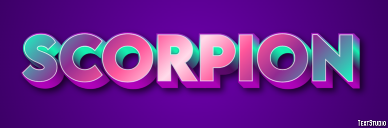 Scorpion Text Effect