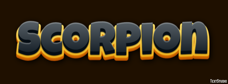 Scorpion Text effect