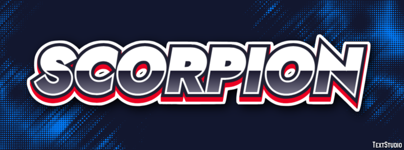 Scorpion Text Effect