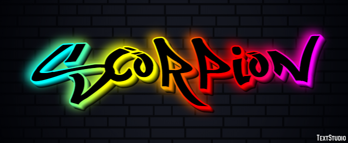 Scorpion Text effect