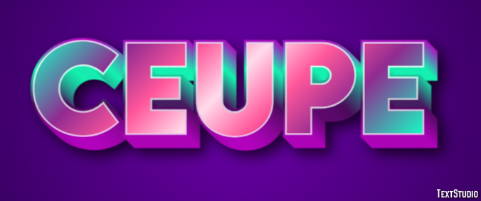 Ceupe Texteffekt
