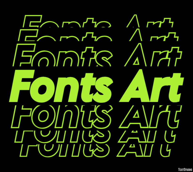 Fonts Art Tekst Effect