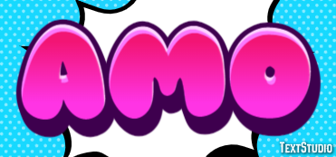Amo Efeito de texto