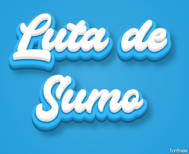 Luta de Sumo Efeito do texto
