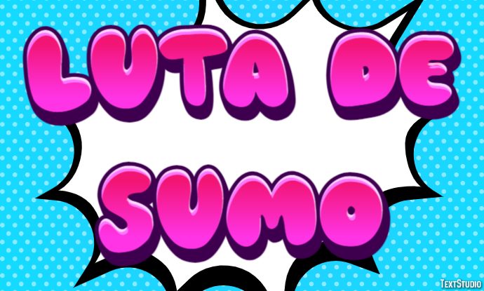 Luta de Sumo Efeito de texto