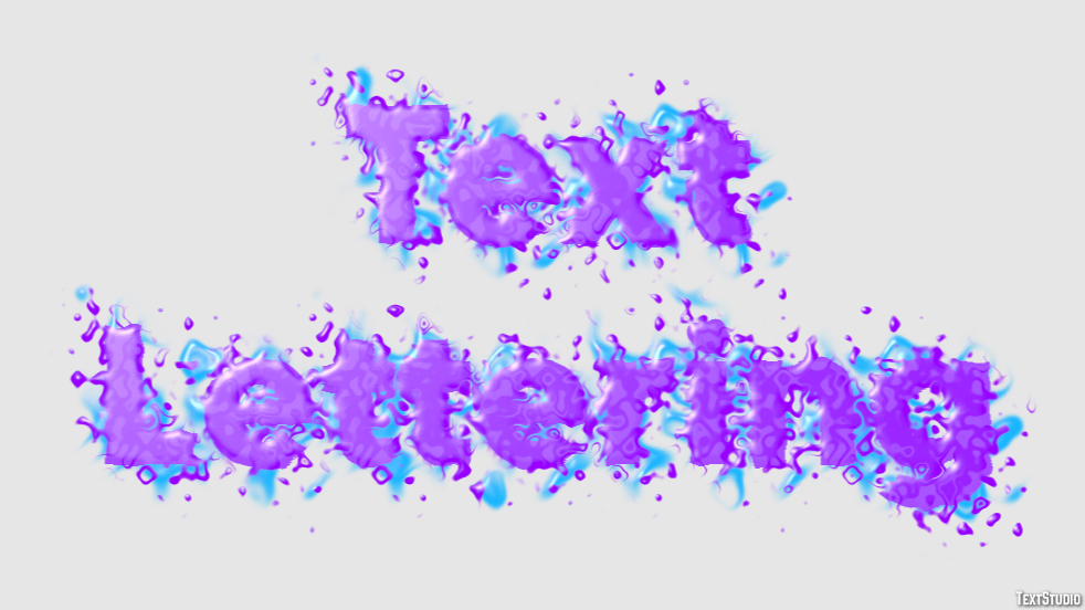 Text Lettering Efecto de Texto