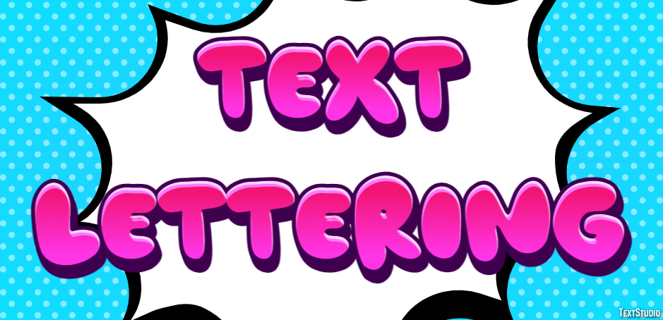 Text Lettering Efecto de Texto