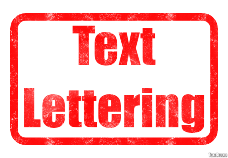 Text Lettering Efecto de Texto