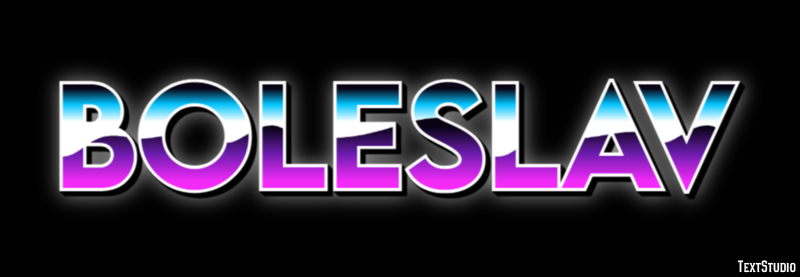 Boleslav Текстовый эффект