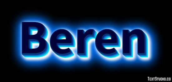 Beren Effetto testo