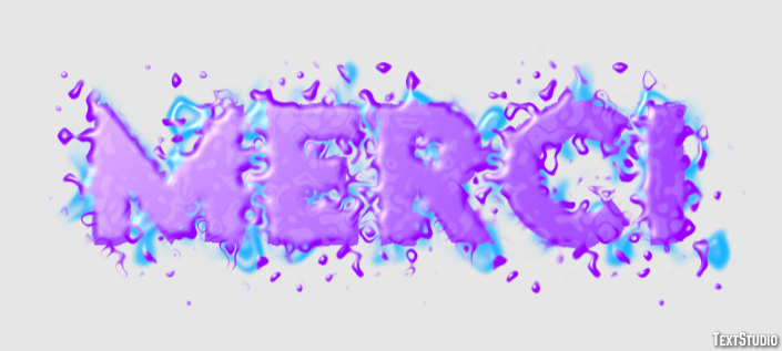 Merci Effet de Texte